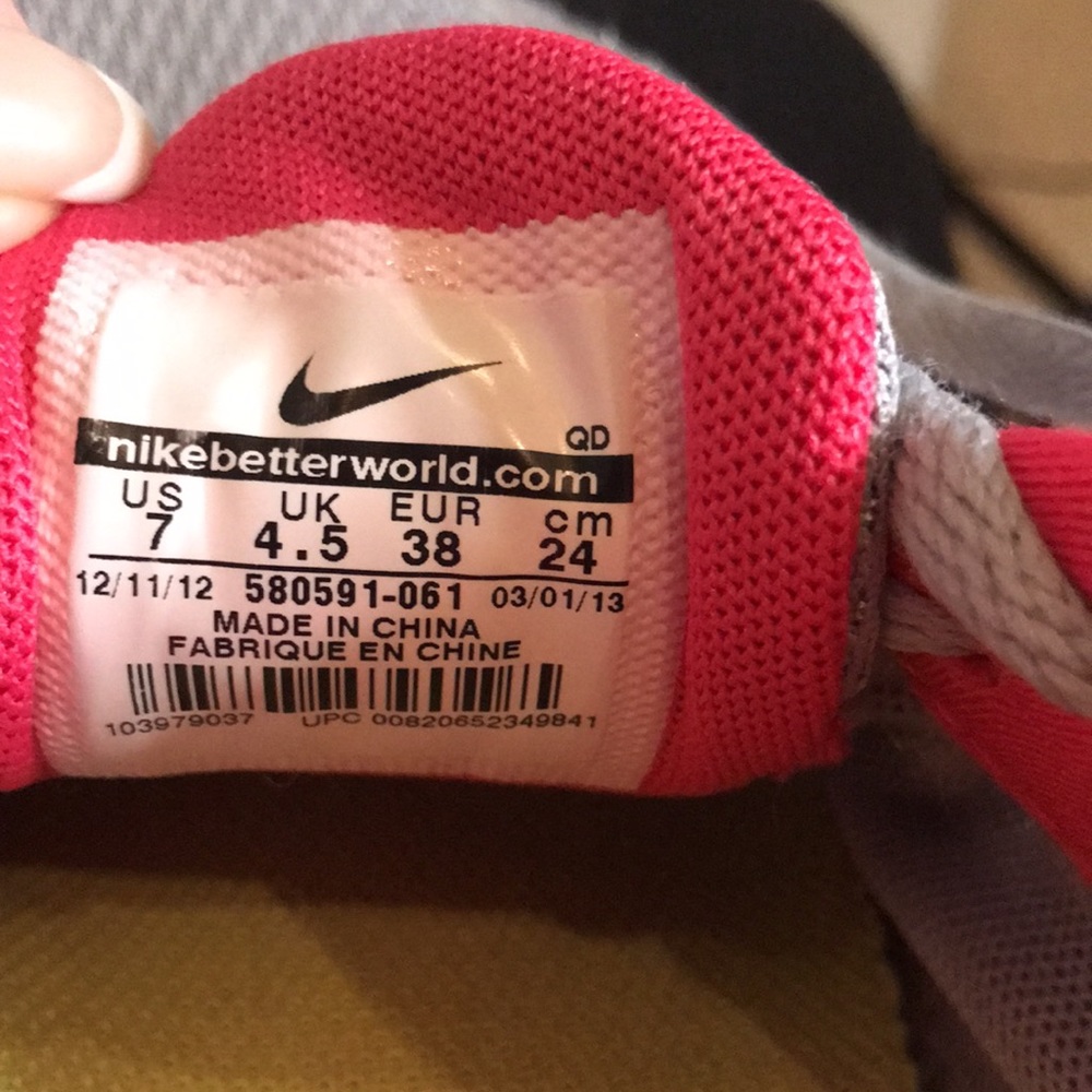 nike free 5.0 pink black